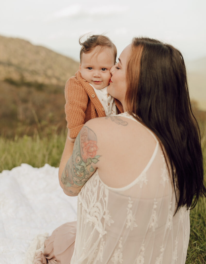 mom and child photography
